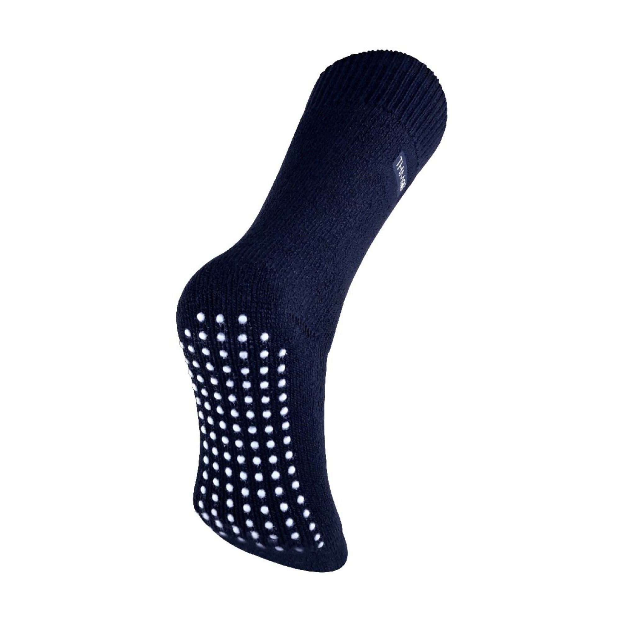 Mens Thermal Indoor Slipper Socks with Grips (Multipack Options)