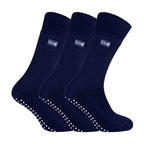 Mens Thermal Indoor Slipper Socks with Grips (Multipack Options)