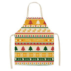 Cotton linen creative Christmas apron