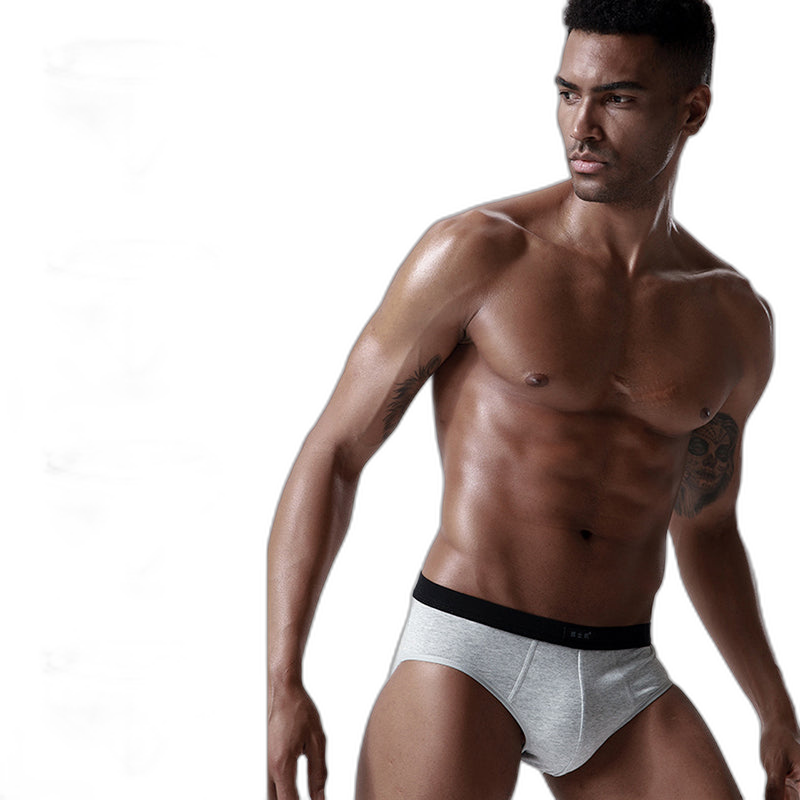 4 Pack Cotton Support U Convex Pouch Briefs