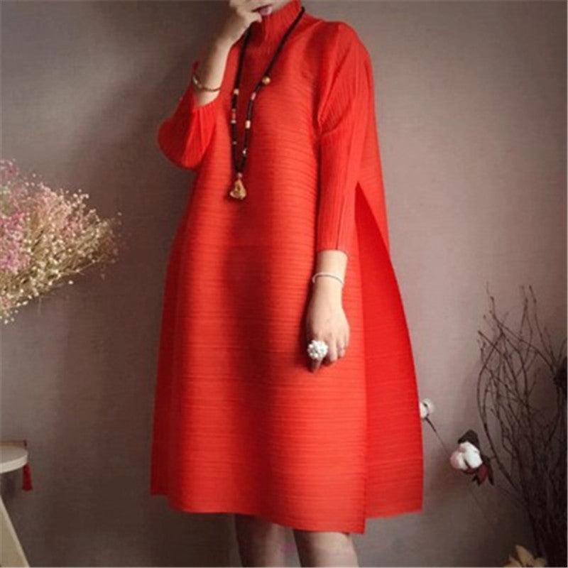 Mid-length a-line dress