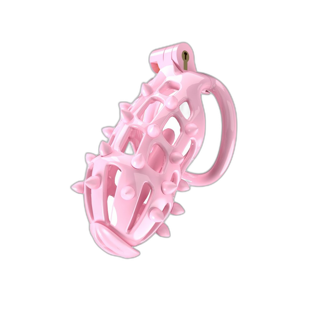 Gorse - Spiked Cock Cage - Chastity Cage With Urethral Sound
