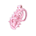Gorse - Spiked Cock Cage - Chastity Cage With Urethral Sound