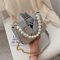 Clothes pearl handbag