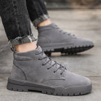 Men's solid color Martin boots