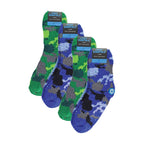 8 Pack Boys Soft Fluffy Slipper Bed Socks (4 Sizes)