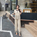 Fashionable Minimalist Relaxed-fit Short-sleeve Top Pants