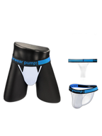 Men's Sexy Butt-Lifting Sporty U-Pouch Large Thong & Strings