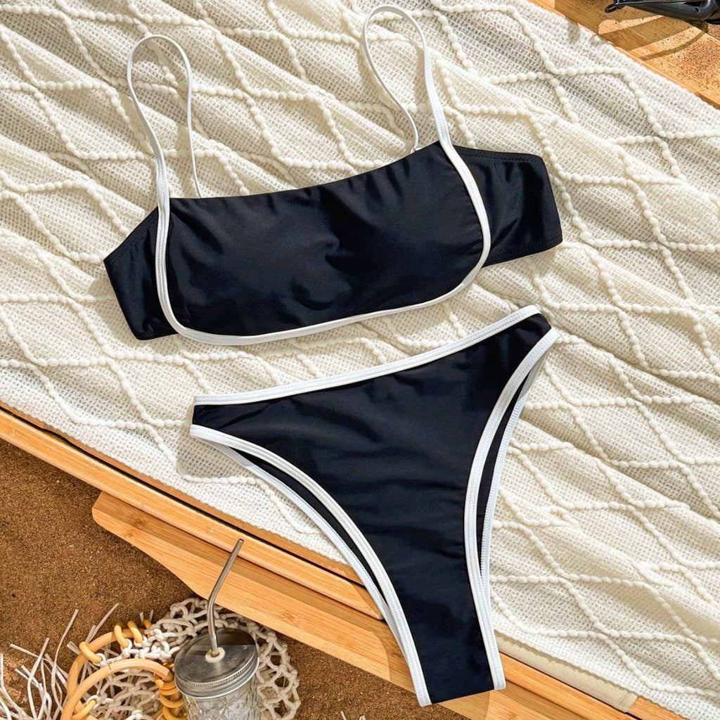 European And American-style Two-piece Bikini For Larger Busts