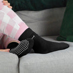 3 Pack Ladies Cosy Non Slip Thermal Slipper Socks with Grippers