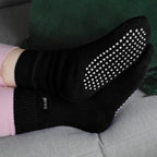 3 Pack Ladies Cosy Non Slip Thermal Slipper Socks with Grippers