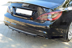 Maxton Design - CENTRAL REAR SPLITTER MERCEDES CLS C218 AMG-LINE (WITH A VERTICAL BAR) (2011-2014)