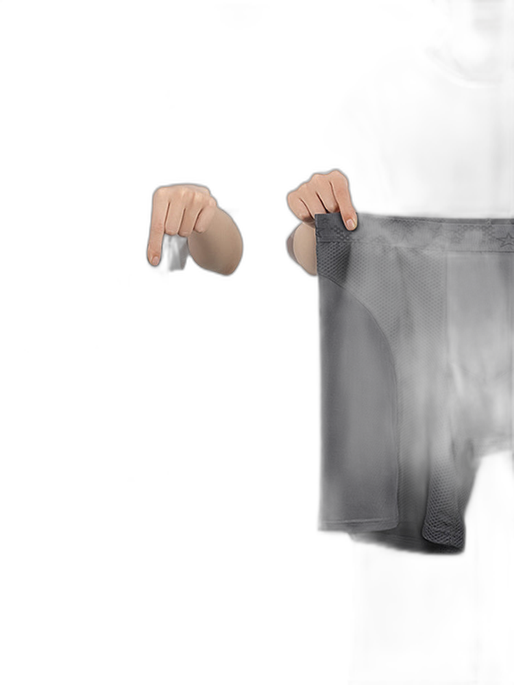 3 Pack Breathable Antibacterial Mesh Boxers Briefs
