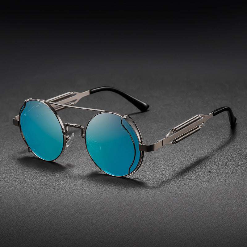 Fashionable And Unique Steam-wave Tinted Sunglasses