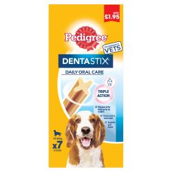Pedigree Dentastix Daily Adult Medium Dog Treats & Dental 7 Chews