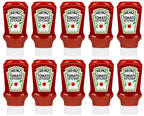 10 x Heinz Tomato Ketchup Top Down 460Gm