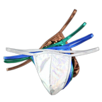 Shiny PU Leather Thong