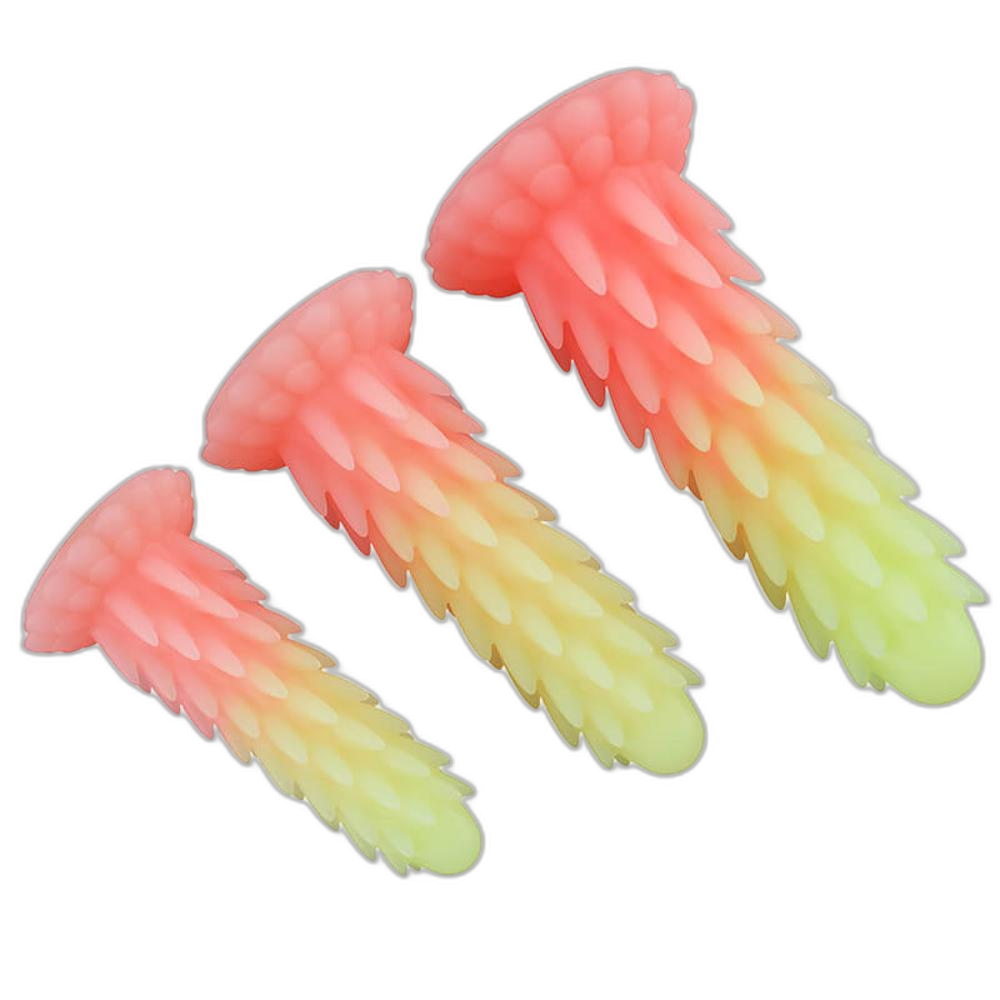 Burr - Spiked Dildo - Glow In The Dark Dildo - Silicone Dildo