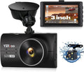 1080P Dual Dash Cam  Front & Rear Car Camera with Night Vision & G-Sensor