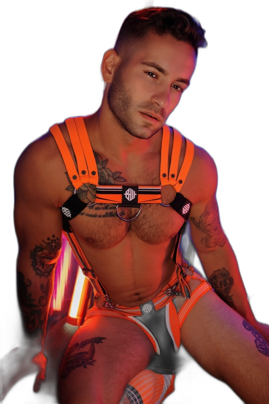 Breedwell Circuit Breaker Body Harness Neon Orange