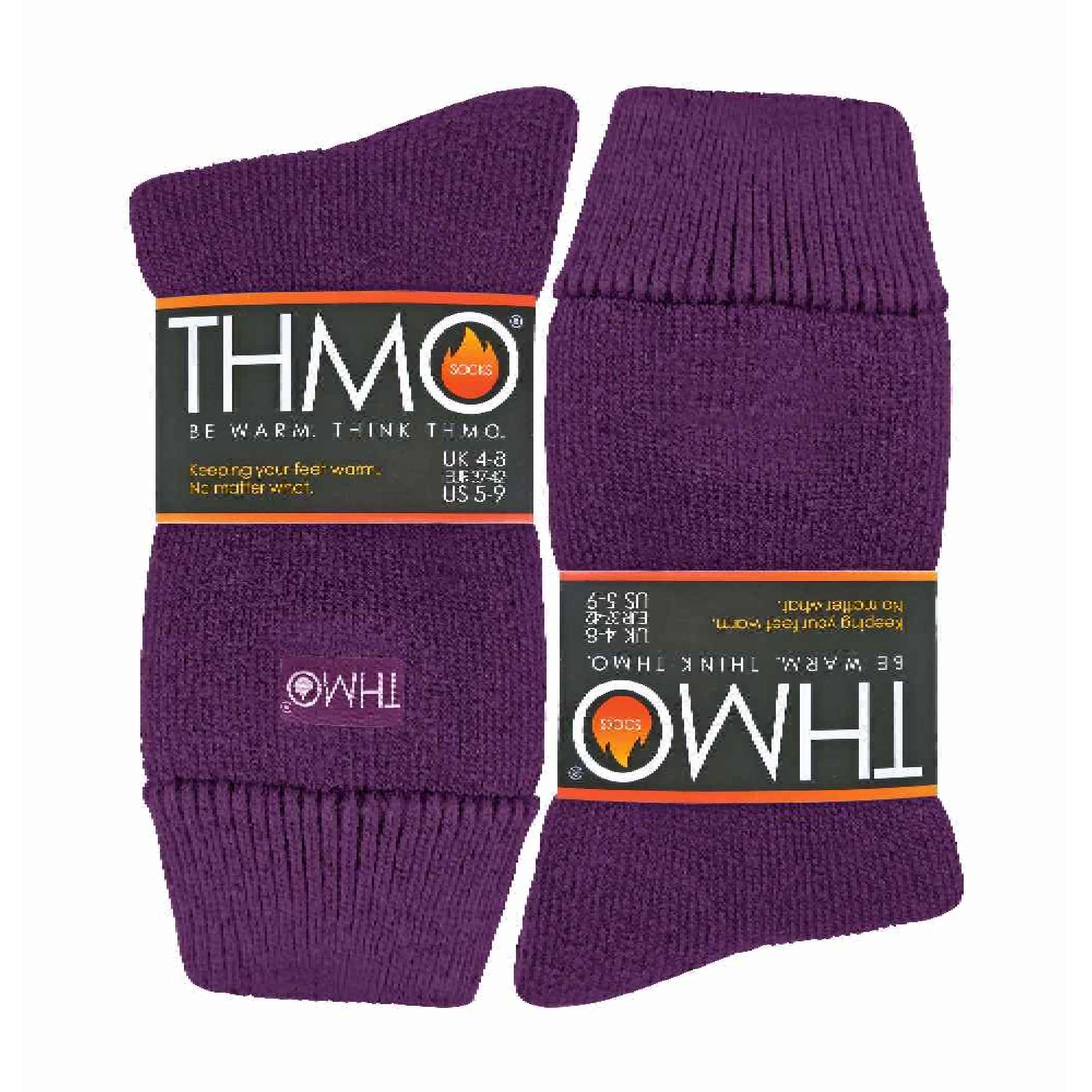 1 Pack Ladies Cosy Non Slip Thermal Slipper Socks with Grippers