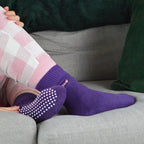 3 Pack Ladies Cosy Non Slip Thermal Slipper Socks with Grippers