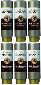6 x Monin Dark Chocolate Sauce 500Ml