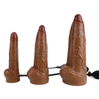 Yiren - Inflatable Dildo – Realistic Brown Expanding Dildo