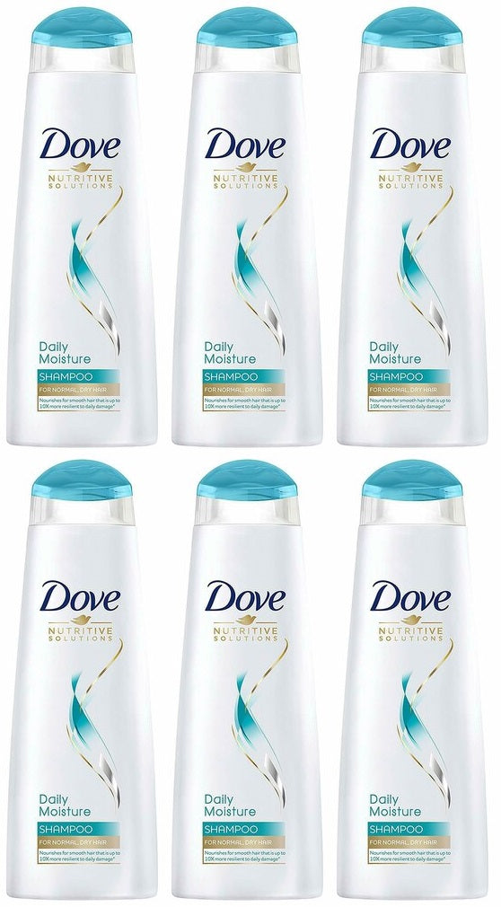 6 x Dove Nutritive Solutions Shampoo Tägliche Feuchtigkeit 250 ml
