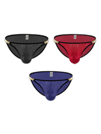 3 Pack Men's Sexy Low-Rise Hip-Lifting Briefs