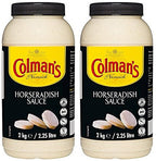 2 x Colman's Horseradish Sauce 2.25L