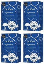 4 x Pukka Organic Night Time Herbal Tea 20 S