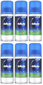 6 x Gillette Series Moisturizing Shave Gel With Cocoa Butter 200Ml