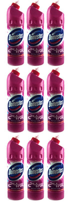 9 x Domestos  Thick Bleach Pink Power 750 Ml