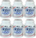 6 x Extra White Sugarfree Chewing Gum Bottle 46 Pieces