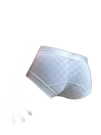 3 Pack Men's Cooling Silktech Briefs - U-Pouch Design & Checkered Antibacterial Lining