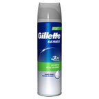 6 x Gillette Series Soothing Shave Foam With Aloe Vera 250Ml