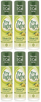 6 x Frylight 1 Cal Light & Mellow Olive Oil Cooking Spray 190Ml