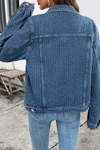 Women's Loose Casual Button Versatile Denim Jacket