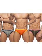 3-pack Men's Cotton 3D U-pouch Briefs