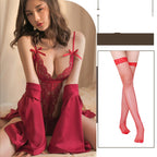 Underwear Women's Sense Sleeping Clothes Convenient Temptation Open Crotch Uniform
