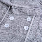 Turtleneck hooded sweater