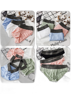3-pack Men's Open Crotch Sexy Bullet Briefs
