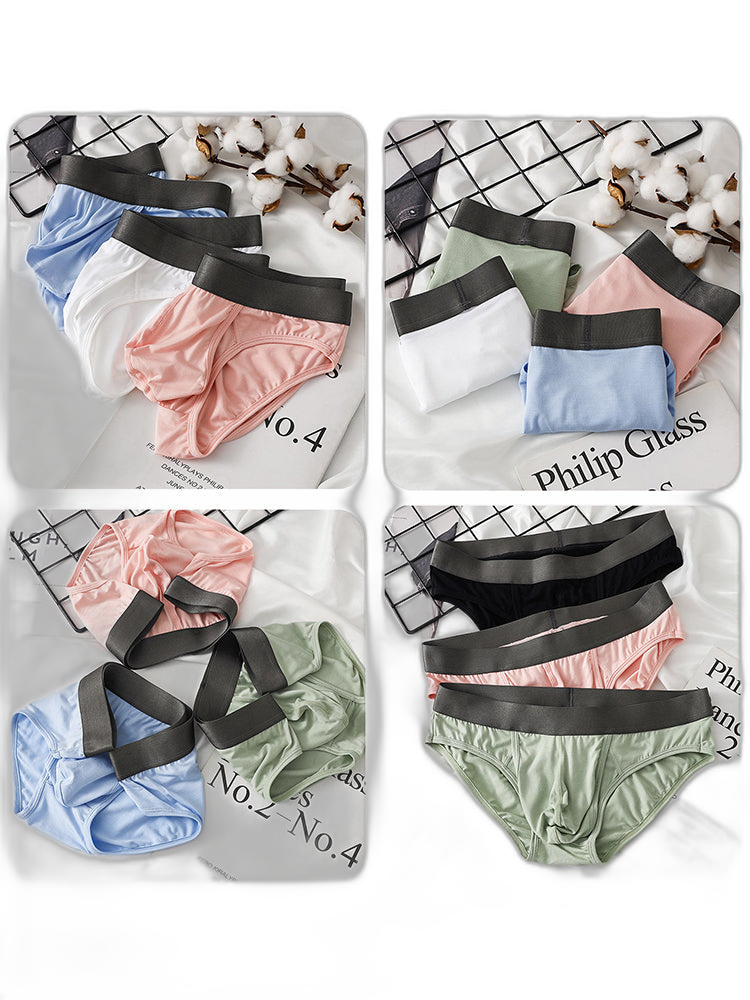 3-pack Men's Open Crotch Sexy Bullet Briefs