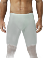 3 Pack Men's Breathable Seamless Mid-Length Boxer Briefs