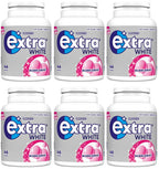 6 x Extra White Bubblemint Sugarfree Chewing Gum Bottle 46 Pieces