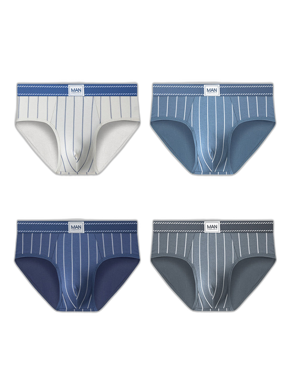 3 Pack Men’s Classic Striped Briefs