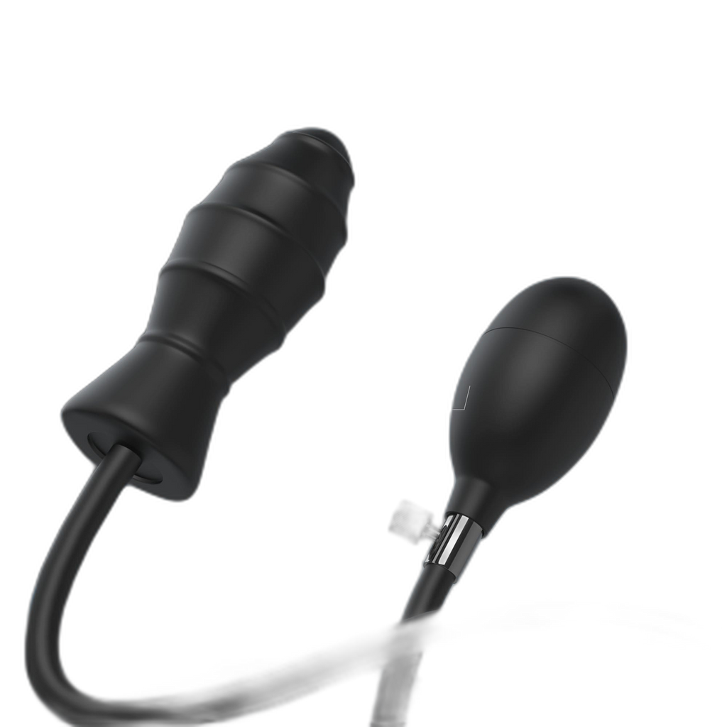 Spiral - Inflatable Butt Plug - Silicone Anal Plug