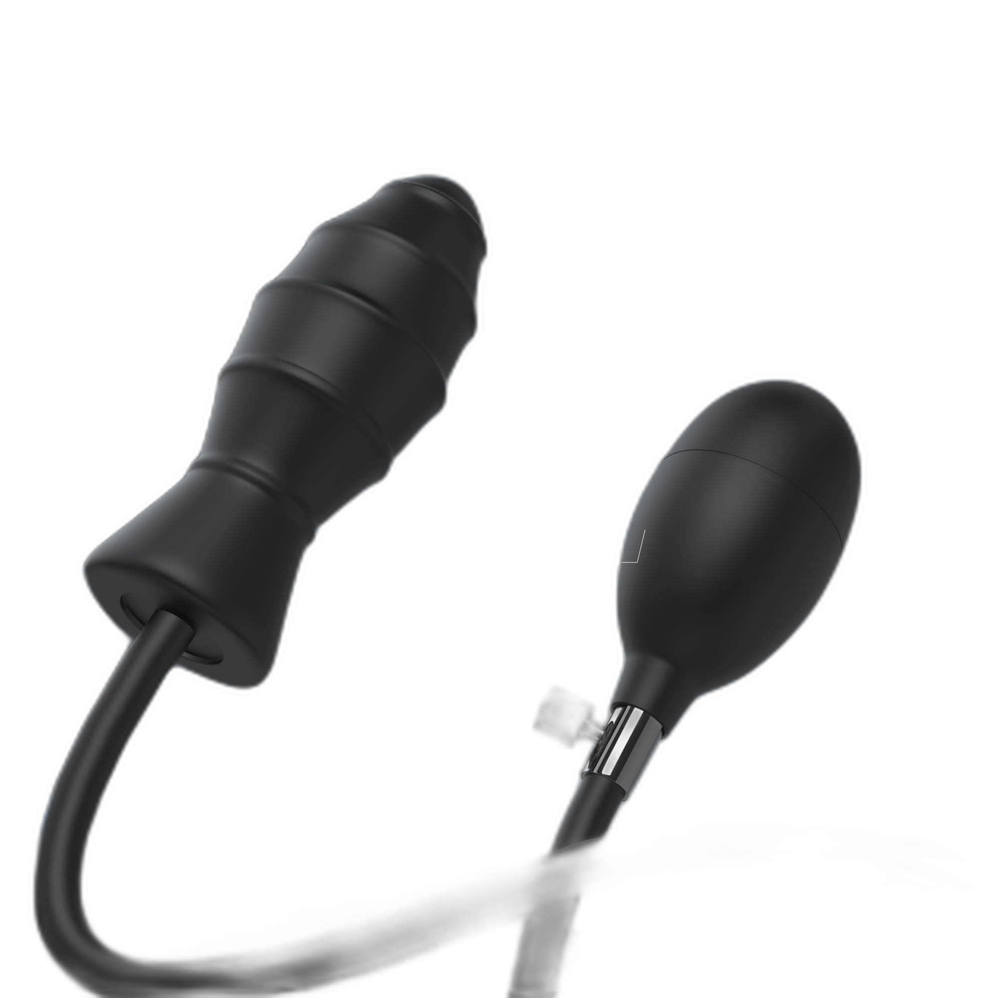 Spiral - Inflatable Butt Plug - Silicone Anal Plug