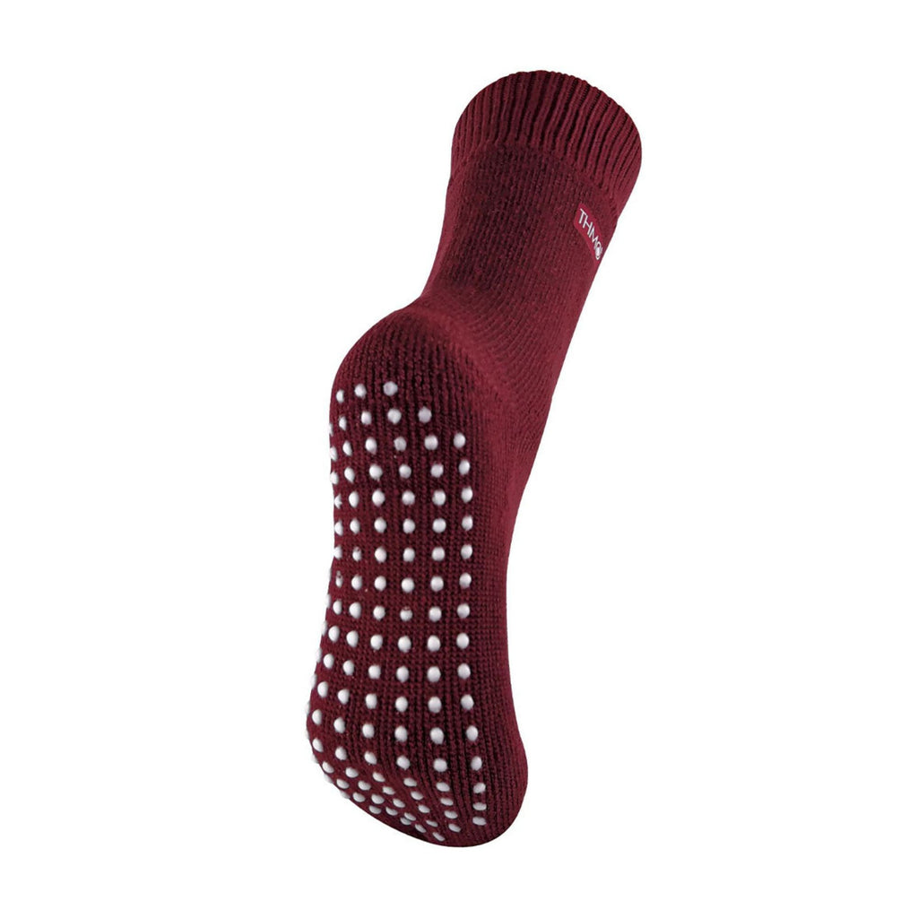 1 Pack Ladies Cosy Non Slip Thermal Slipper Socks with Grippers